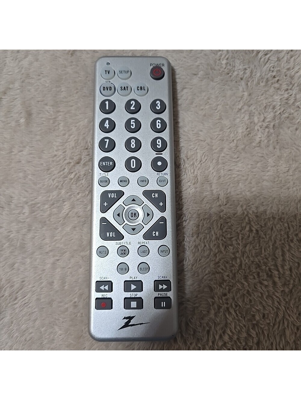 Zenith ZC400 Remote Control Genuine OEM Tested Works
